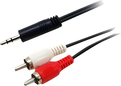 Zdjęcie produktu dla Equip 14709207, 3.5mm, Męska, 2 x RCA, Męska, 2,5 m, Czarny