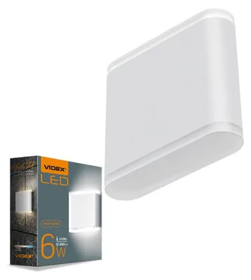 Productafbeelding van Dubbele wandlamp VIDEX-6W-EVAN-WHITE