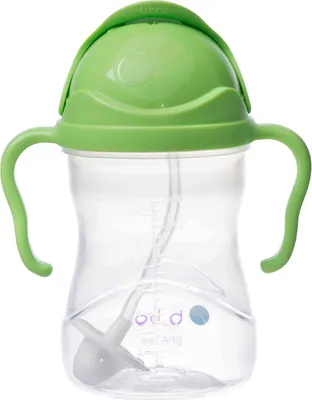 Produktbild von Wasserflasche mit Strohhalm 240 ml Apfel / B.box