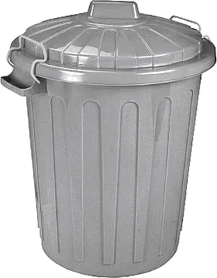 Obrázek produktu pro CURVER Abfalltonne mit Deckel grau, Inhalt: 46,00 Liter