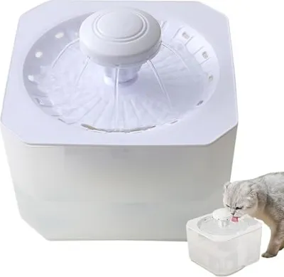Produktbild von Katzenwasserspender Brunnen, automatische 2,5 -l -Stille -Brunnenkatzen, gefilterte Haustierkreislaufzirkulation