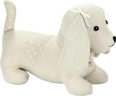 Produktbild von Niedlicher Stoff Dackel Design Türstopper - Schwerer mit Sand gefüllter Tier Türpuffer - Geschenke für Hundefreunde - 13 x 13 x 23cm