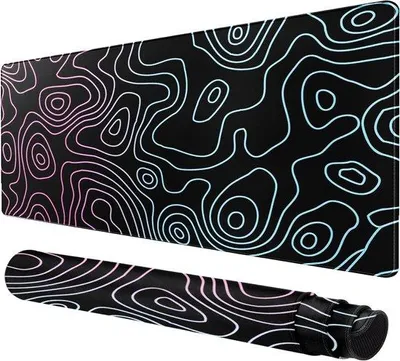 Productafbeelding van Grote Muismat - Gaming Muismat met Antislip Onderkant - Waterdicht en Gemakkelijk Schoon te Maken