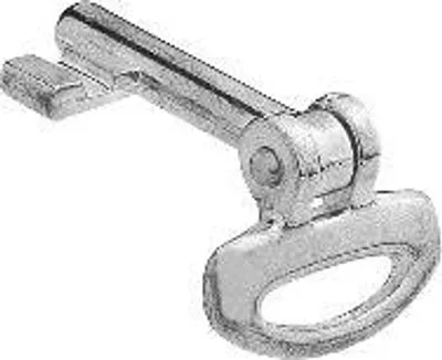 Produktbild von Kurzklappschlüssel 47,5 mm HOPPE F49R Chrome Resista - 1935781