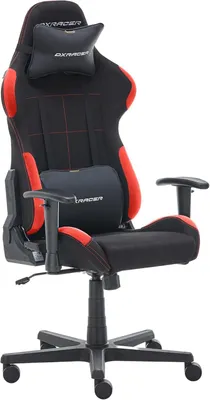 Produktbild von DXRacer 1.2 FD01 /NR -NEW- Gaming-/ Büro-/ Schreibtischstuhl, mit Wippfunktion Gaming Stuhl Höhenverstellbarer Drehstuhl PC Stuhl Ergonomischer Chefsessel, schwarz-rot