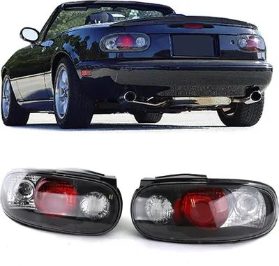 Produktbild von Klarglas Rückleuchten schwarz für Mazda MX5 NA 89-98