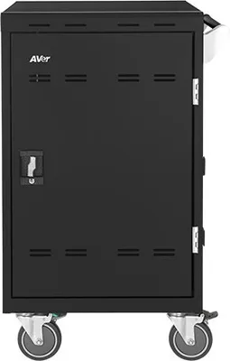 Produktbild von AVer E32c+, Multimedia-Trolley, Schwarz, Laptop/Tablet, 39,6 cm (15.6"), 2 Regale, 100 - 240 V