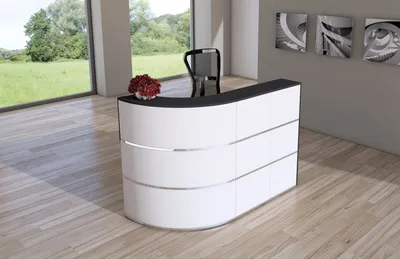 Produktbild von Kerkmann Design-Theke Kompakt-Theke Theke CENTO 1 3850 (B)1800x(T)800x(H)1100mm