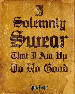 Immagine prodotto di Harry Potter - Mini-Poster - Lo giuro solennemente