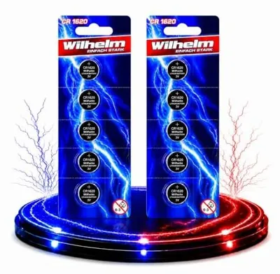 Zdjęcie produktu dla Baterie guzikowe CR1620 litowe 3V 70MAH 10 sztuk zestaw