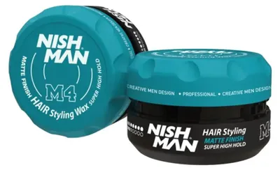 Imagen del producto de Nishman - M4 Matte Finish Wax - Pomada para el cabello 100ml