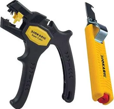 Immagine prodotto di Jokari Abisolierzange No. 4 - Plus + Jokari Kabelmesser No28 H Standard Set 2-lg
