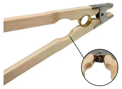 Produktbild von Ringhalter aus Holz, Handklemme, Werkzeug zur Schmuckherstellung, Schleifgriff für Bastelarbeiten