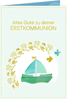 Zdjęcie produktu dla Coppenrath Verlag GmbH & Co.KG Kartka z życzeniami typu pop-up – Wszystkiego najlepszego z okazji Pierwszej Komunii Świętej Inne
