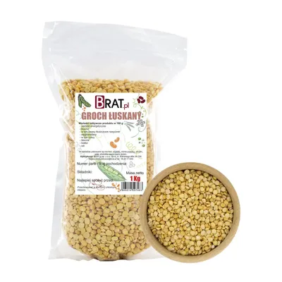 Obrázok produktu pre Polovičný hrášok 1kg Brat.pl