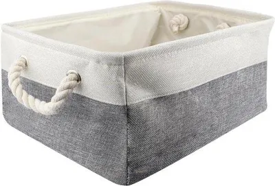 Produktbild von Faltbare Aufbewahrungsboxen mit Griffen, 41x31x20cm, ideal für Kleidung