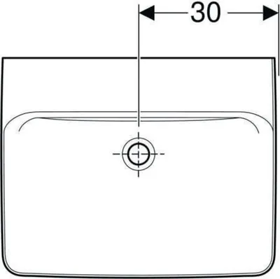 Produktbild von Geberit 501639001 Renova Plan Waschtisch, 60x48cm