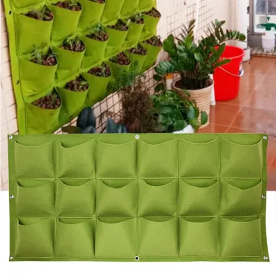 Image de Poche à plantes, poche à plantes verticale, poche à plantes murale, poche à plantes suspendue, poche à plantes