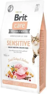 Image de Brit Care Cat Graine Free Sensitive Digestion saine et goût délicat 7 kg