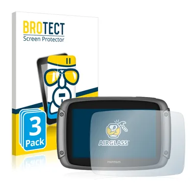 Produktbild von 3x BROTECT Schutzglas für TomTom Rider 50 Schutzfolie Panzer Folie Glas Display Schutz klar