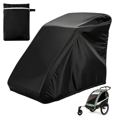 Image de Solidchoice - Housse imperméable pour remorque de vélo