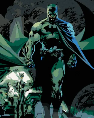 Produktbild von Zuty - Malen nach Zahlen - BATMAN IM LABOR, 40x50 cm, ohne Keilrahmen