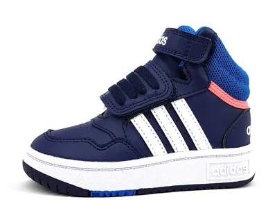 Produktbild von adidas Hoop Mid Sportschuhe Kinder Laufschuhe Sneaker high Blau Freizeit, Schuhgröße:25 EU