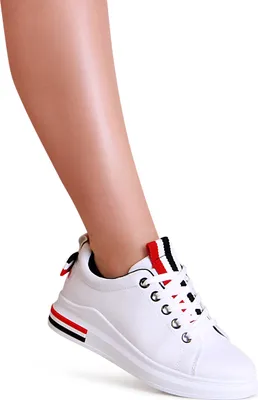Produktbild von topschuhe24 2028 Damen Plateau Sneaker Turnschuhe, Farbe:Weiß, Größe:37 EU