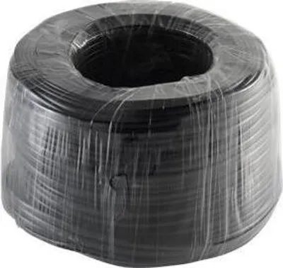 Image de Câble plat 4 fils (100 m) noir (TC 76106)