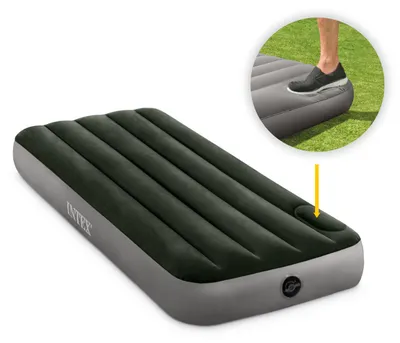 Zdjęcie produktu dla Intex Dura-Beam Standard Downy, Pojedynczy materac, Prostokąt, Wewnętrz i na wolnym powietrzu