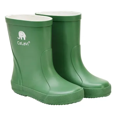 Produktbild von Celavi Basic Wellies Solid Stiefel Grün EU 32 Jungen,Mädchen Grün EU 32
