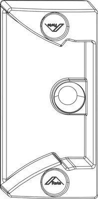Produktbild von ROTO NX Schnäpper Rahmenteil Eurofalz 30 mm Falzluft 12 mm 13V mit Zapfen silber