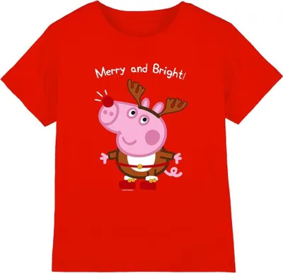 Produktbild von Peppa Pig - T-Shirt für Kinder TV5024 (104) (Rot)
