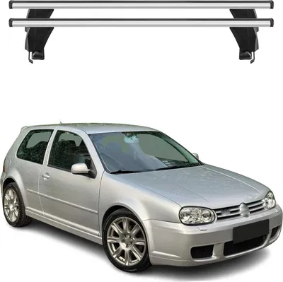 Produktbild von Menabo Dachträger Grundtäger für VW Golf 2003-2008 3tür 50kg Alu Silber 2 tlg