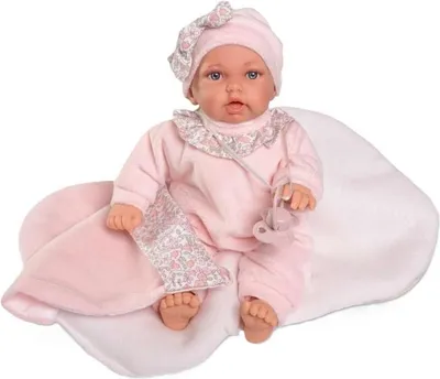 Produktbild von Antonio Juan 12443 PETIT – realistische Puppe mit weichem Stoffkörper – 27 cm