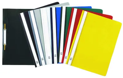 Imagen del producto de Exacompta, carpeta de presentación con divisores, estándar A4, color negro, modelo 449201B