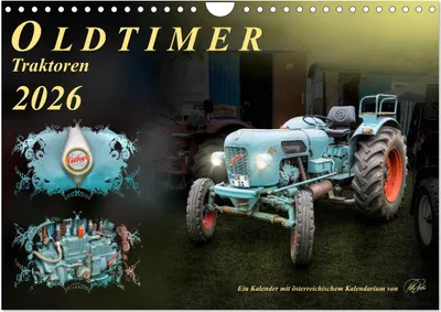 Produktbild von Oldtimer - Traktoren (Wandkalender 2026 DIN A4 quer), CALVENDO Monatskalender