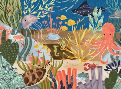 Immagine prodotto di Ravensburger Puzzle 12001385 - Ocean Whimsie - puzzle da 500 pezzi per adulti e bambini a partire dai 12 anni di età