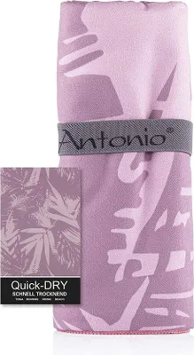 Produktbild von Unyqoos® Mikrofaser XXL Strand- & Badetuch 160 x 80 cm, Rosa – schnelltrocknend, ultraleicht & platzsparend, Reise- & Sporthandtuch für Damen & Mädchen