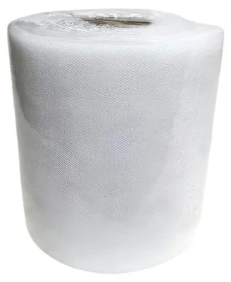 Tüllrolle, 100 m x 12,5 cm, weiß, für Dekorationen