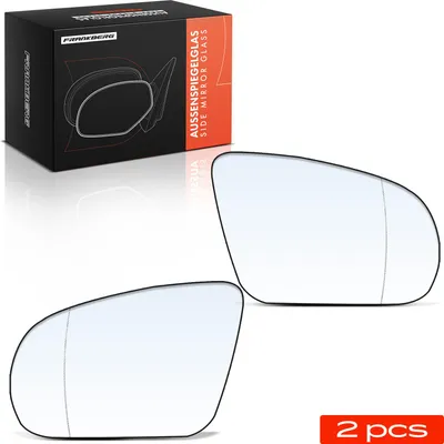 Produktbild von Frankberg 2x Spiegelglas Außenspiegel Vorne Links Rechts für Mercedes-Benz W205