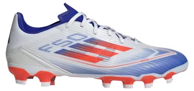 Immagine prodotto di Adidas - Scarpe da calcio da uomo "F50 League" PP6827 (43,5 EU) (bianco/blu/arancione)