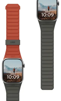 Zdjęcie produktu dla Urban Armor Gear 194161117291, Pasek od zegarka, Apple, Watch Series 1-3 42mm, Series 4-6 & SE 44mm, Series 7-9 45mm, Ultra 1-2 49mm., Silikon