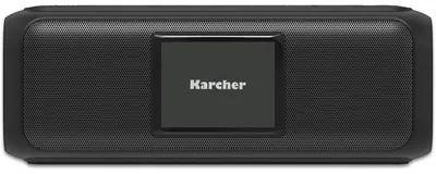 Zdjęcie produktu dla Przenośny głośnik Bluetooth Karcher DAB Go i cyfrowe radio DAB+/FM z kolorowym wyświetlaczem 2,4" i 5-watowym dźwiękiem stereo