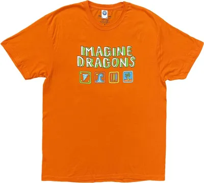 Produktbild von Imagine Dragons - "Take Me To The Beach" T-Shirt für Herren/Damen Uni RO15295 (M) (Orange)