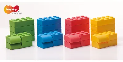 Image de Ensemble Q-Blocks de 64 pièces avec sac