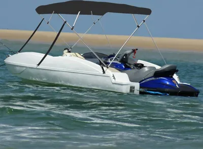 Obrázek produktu pro Bimini stříška se 3 oblouky Černá / 243 x 210 x 137 cm