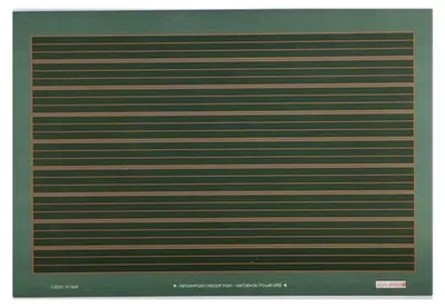 Produktbild von 1/9 Kunststofftafelset (Rheitaflex) 6 teilig, Kunststofftafel liniert/kariert, 3 Spezialgriffel, Schwammtuch, Tafelschoner,liniert/kariert