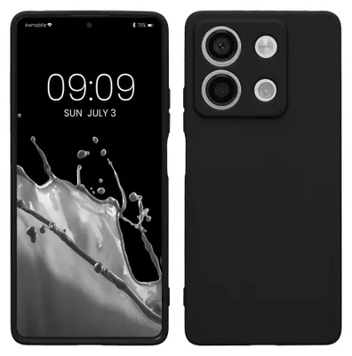 Produktbild von kwmobile Handyhülle für Xiaomi Redmi Note 13 5G Hülle - TPU Case - Kabelloses Laden - Schutzhülle Cover in Schwarz matt