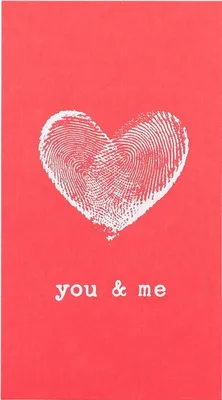 Produktbild von Postkarte Hello you 30-you & me
